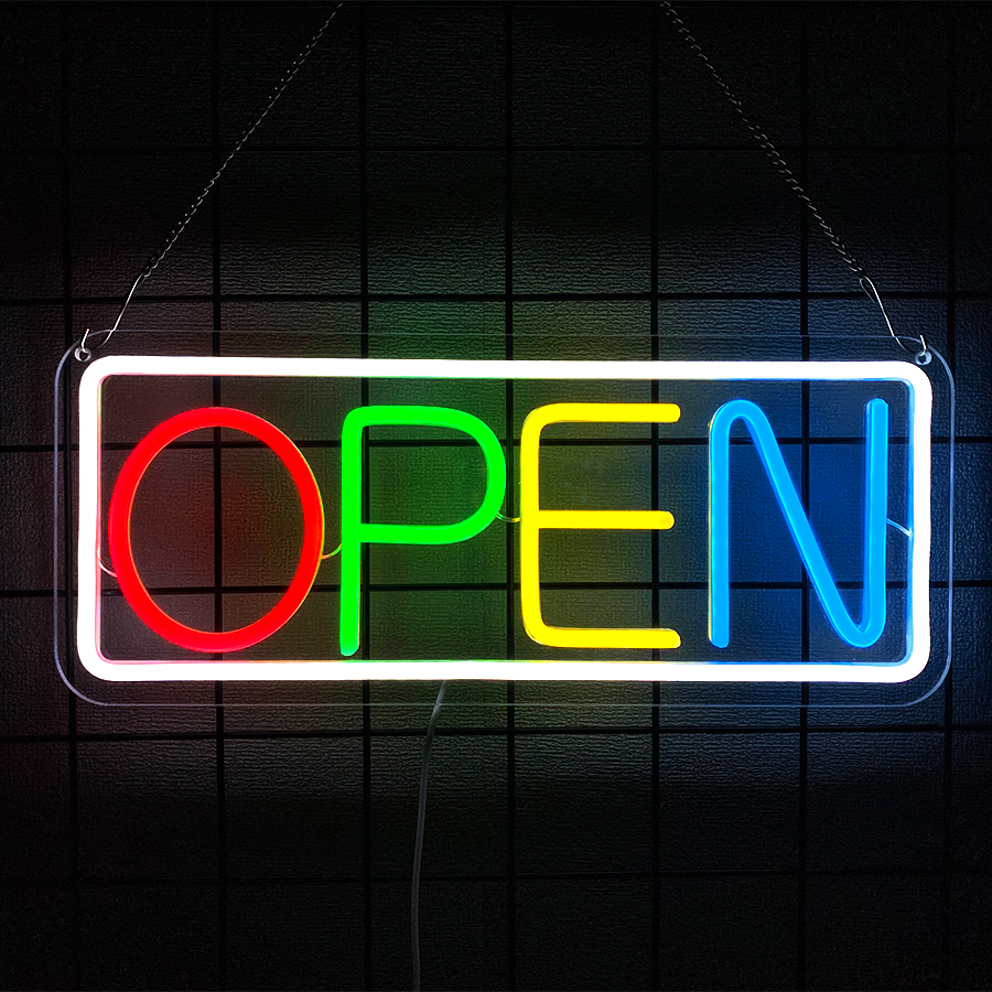Open Series Neon Sign For Wall - Restaurant Lighting Decoration incelemesi ve fiyatı