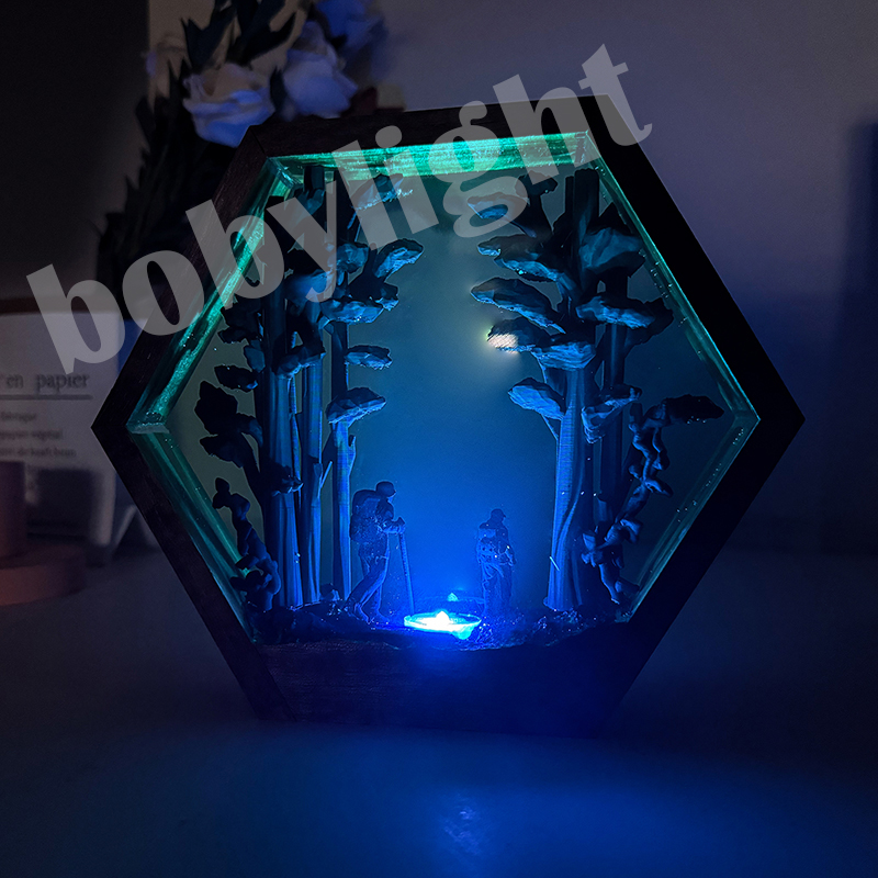 Hiker Figure Table Resin Lamp  - Lighting Table Decor incelemesi ve fiyatı