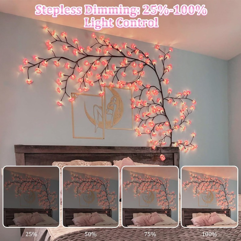 LED Cherry Blossom Tree Branch - Wall Decor Lighting Tree incelemesi ve fiyatı