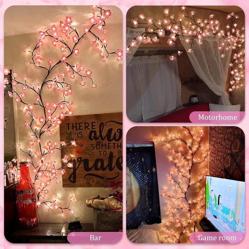 LED Cherry Blossom Tree Branch - Wall Decor Lighting Tree incelemesi ve fiyatı
