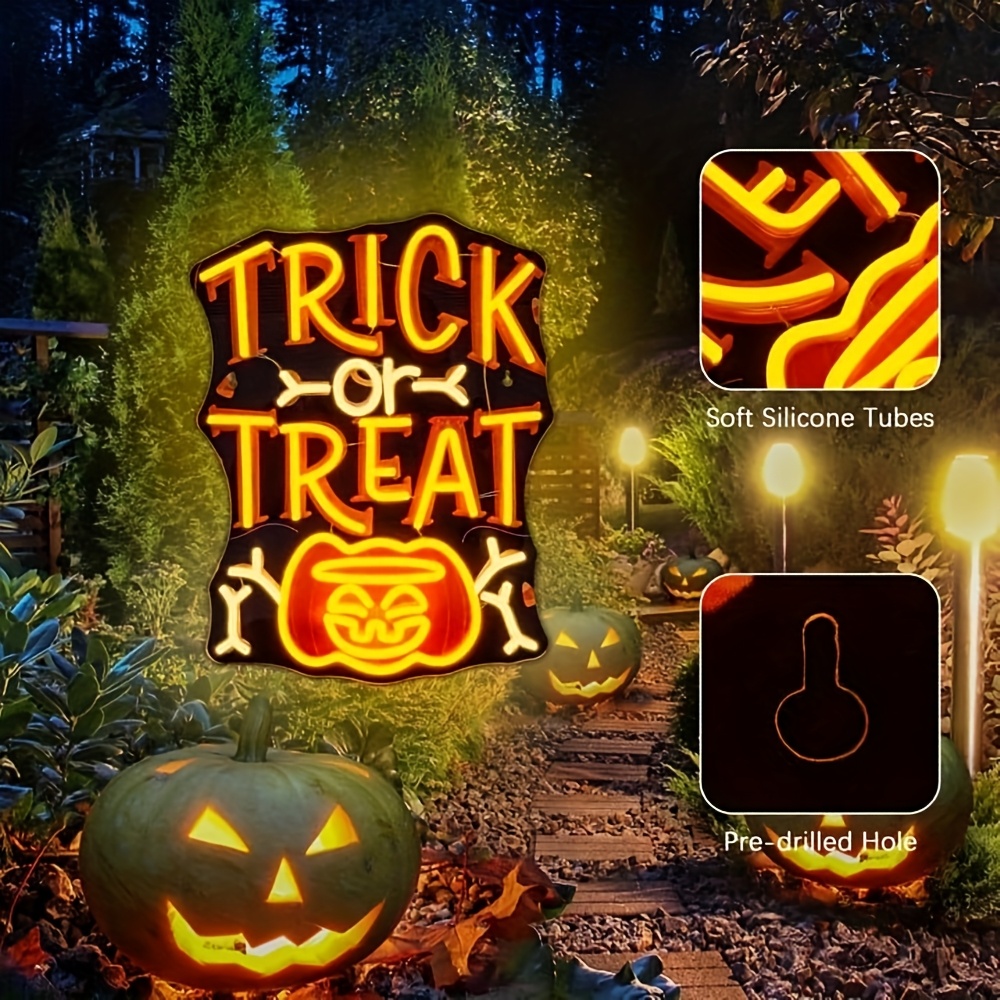 Trick or Treat Halloween Neon  - Home Decor Lighting Tricks incelemesi ve fiyatı