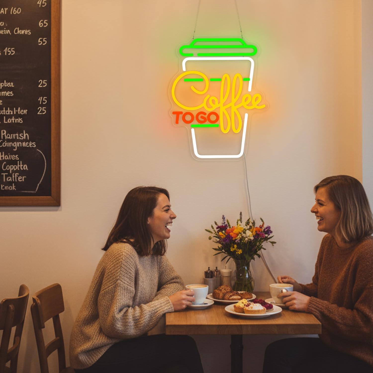 Coffee Neon Sign USB Dimmable  - Restaurant Lighting Decoration incelemesi ve fiyatı