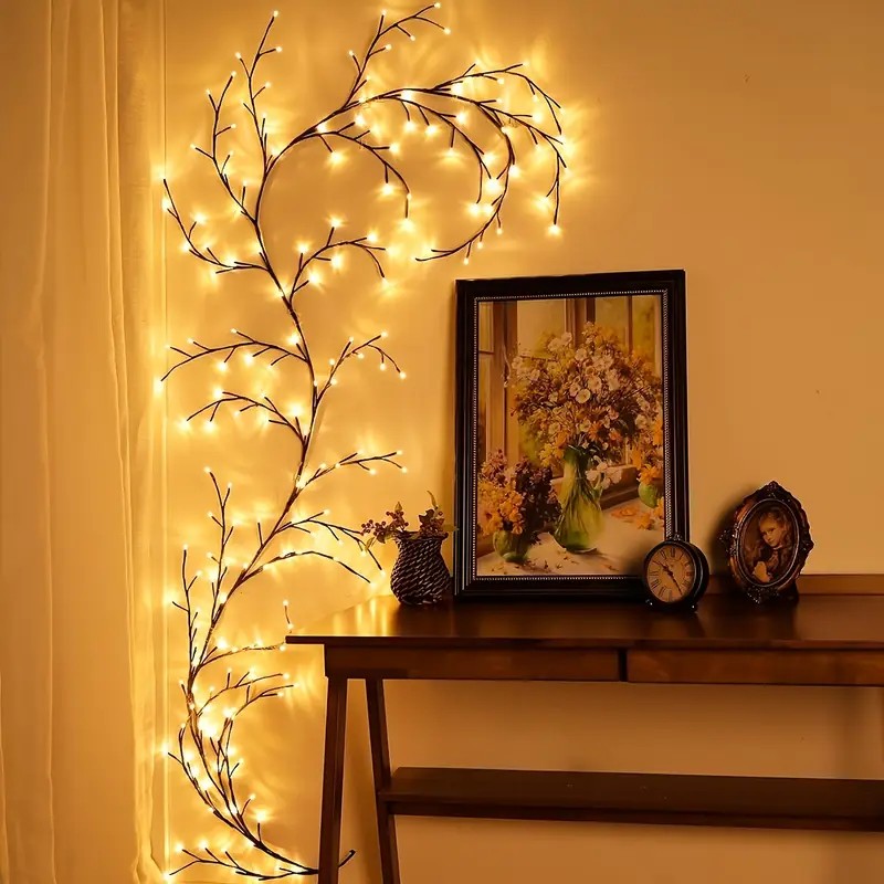 144 LEDs String Light Tree Bra - Wall Decor Lighting Tree incelemesi ve fiyatı