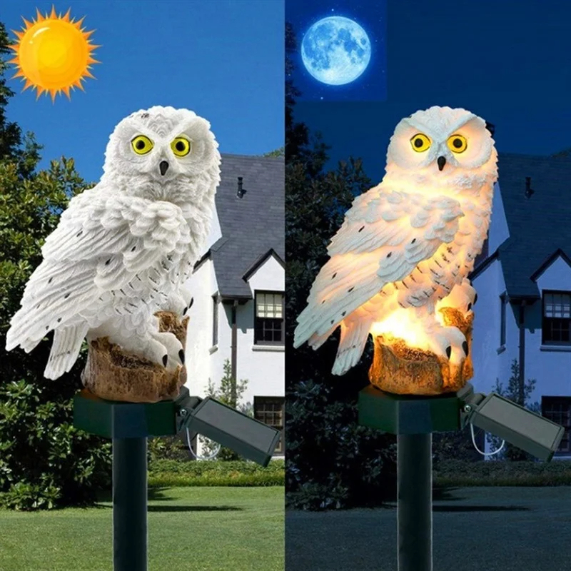 Solar Owl Statue Garden Light  - Lighting Decoration Ideas incelemesi ve fiyatı