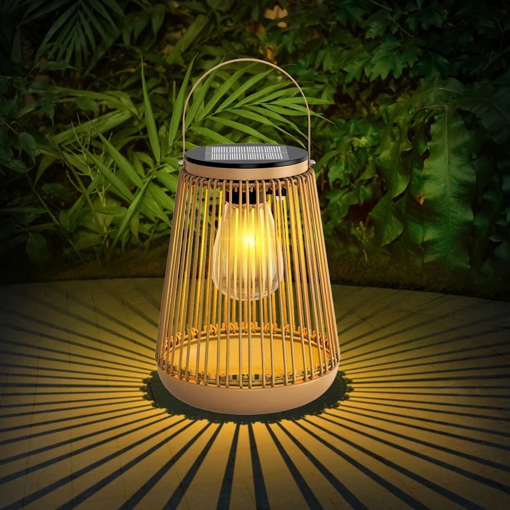 IP65 Waterproof Solar Rattan L - Lighting Table Decor incelemesi ve fiyatı