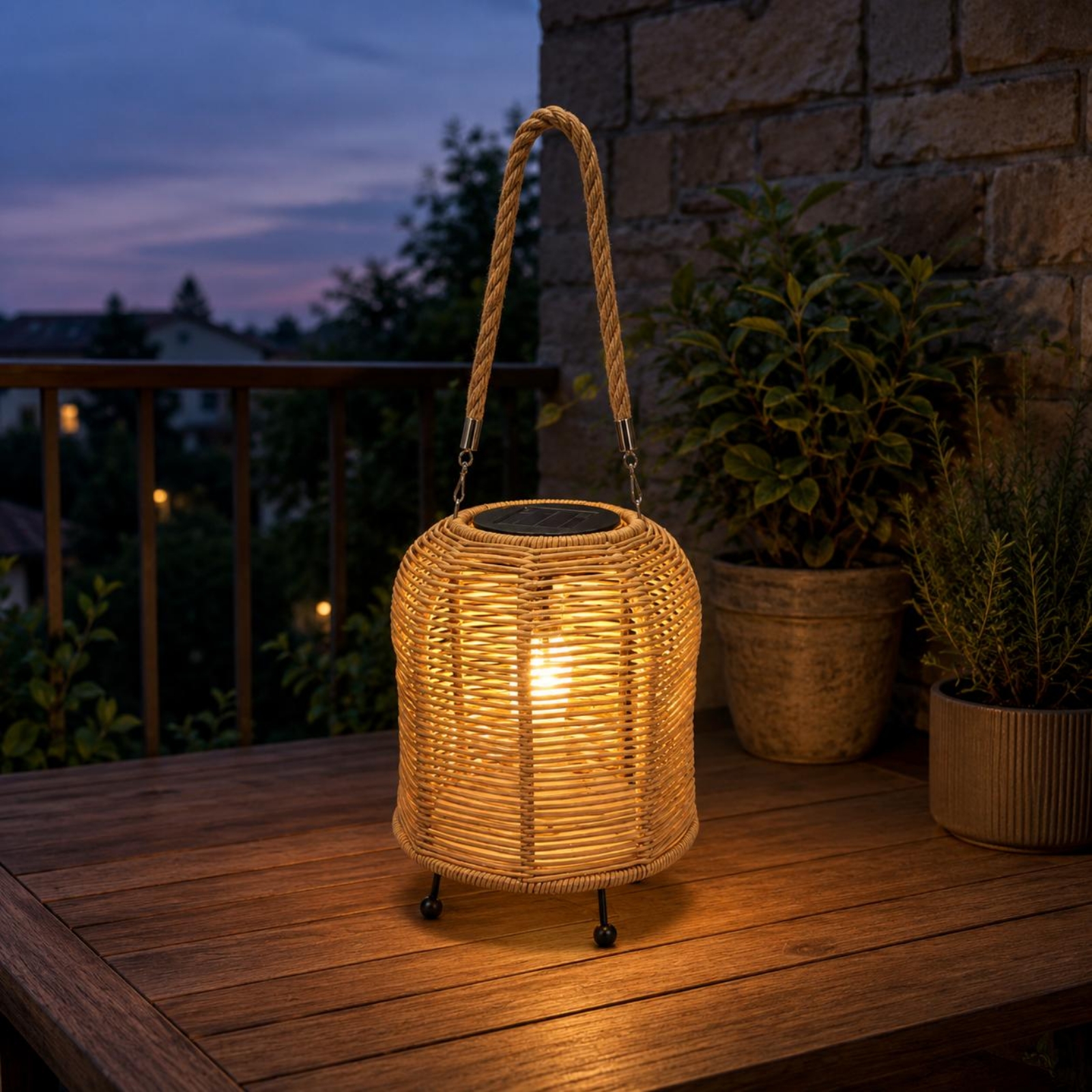 Handwoven Solar Lantern Warm L - Restaurant Lighting Decoration incelemesi ve fiyatı