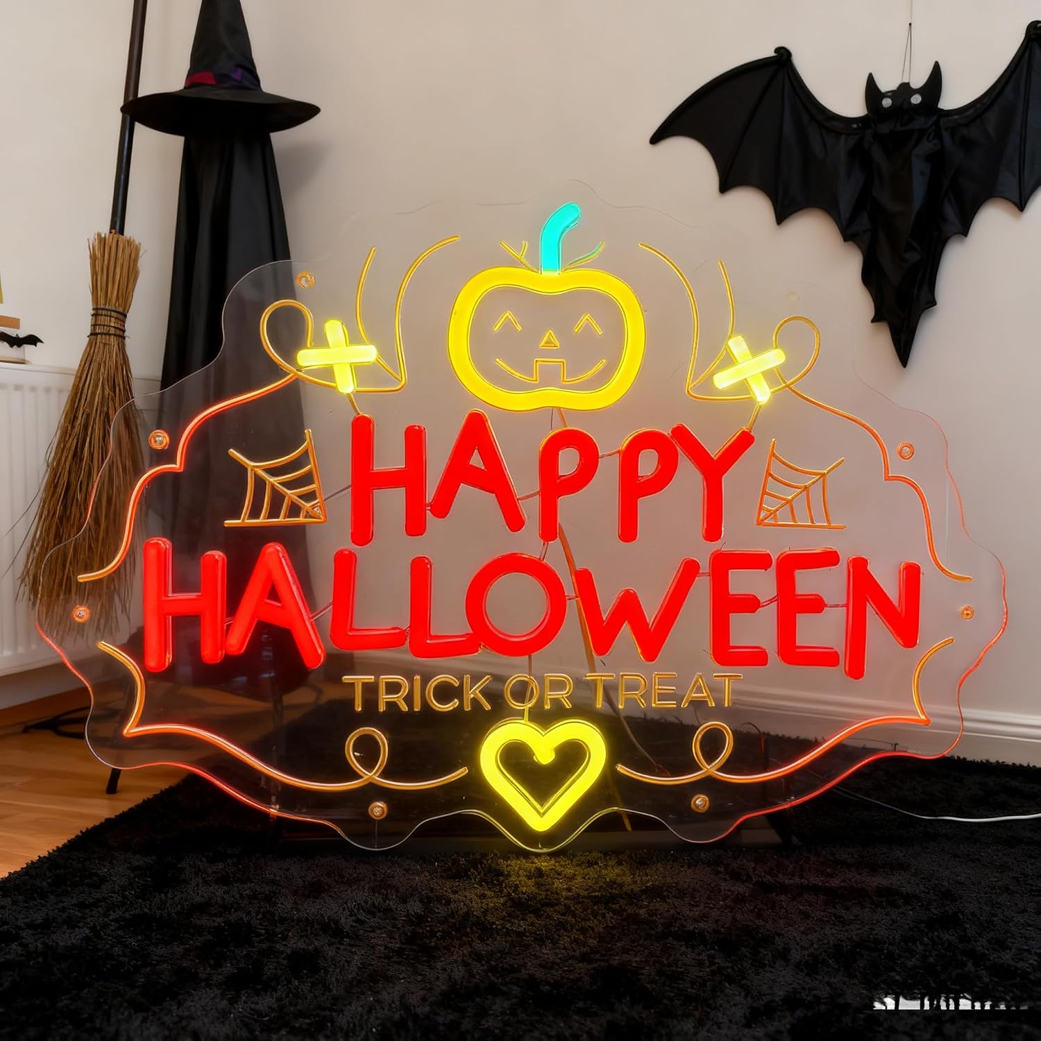 Happy Halloween Trick Or Treat - Home Decor Lighting Tricks incelemesi ve fiyatı