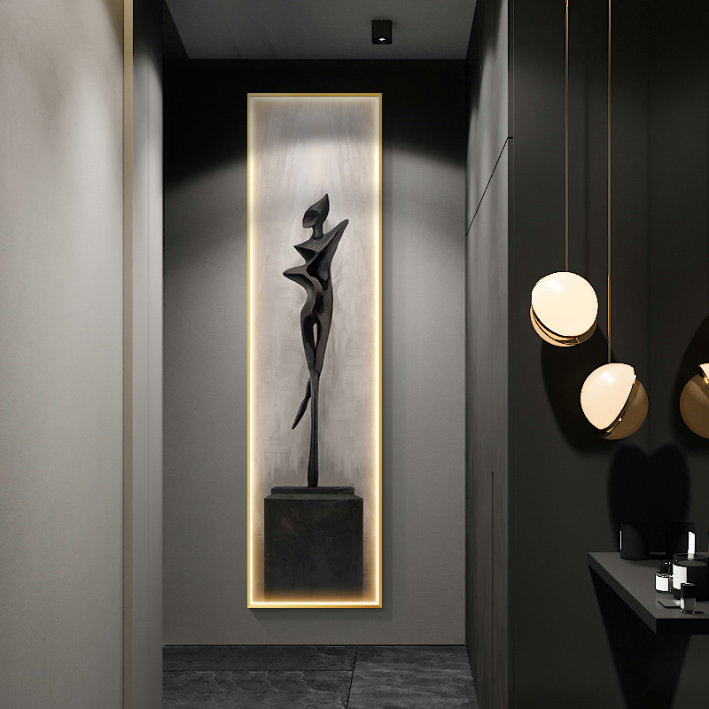 Modern Abstract Art Interior P - Foyer Lighting Wall Decor incelemesi ve fiyatı