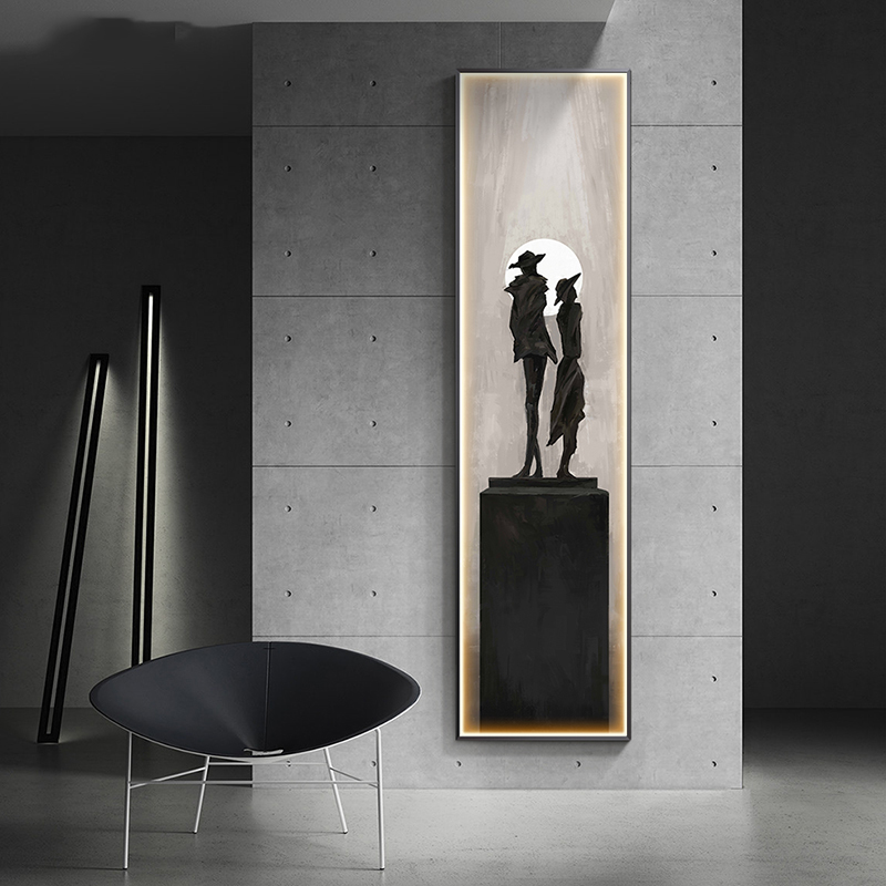 Modern Abstract Art Interior P - Foyer Lighting Wall Decor incelemesi ve fiyatı