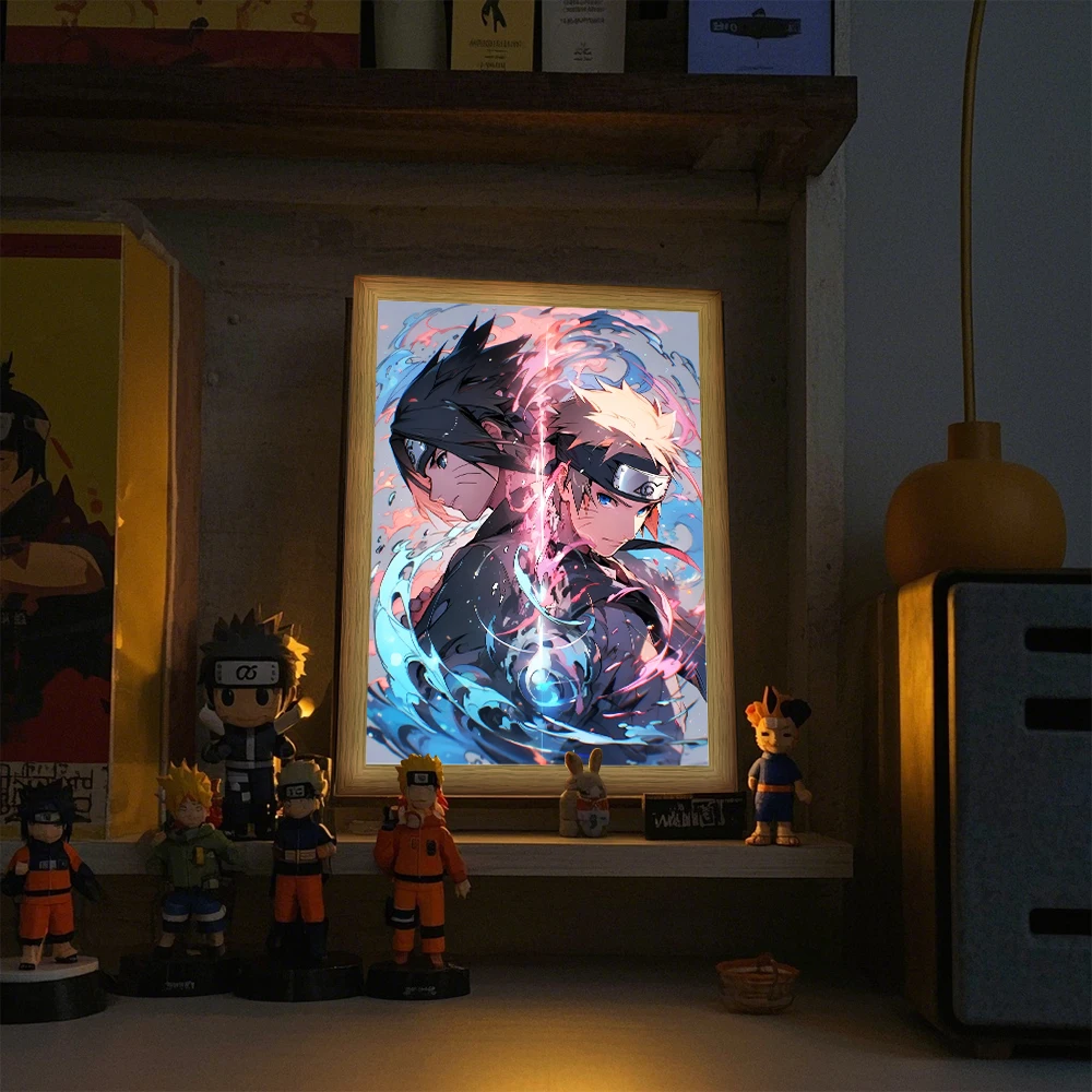 Anime Naruto Figure Sticker Li - Lighting Room Decor Items incelemesi ve fiyatı