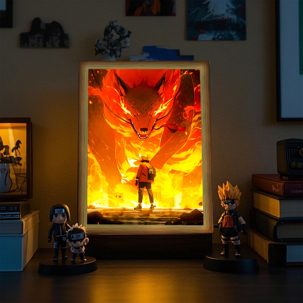 Anime Naruto Figure Sticker Li - Lighting Room Decor Items incelemesi ve fiyatı