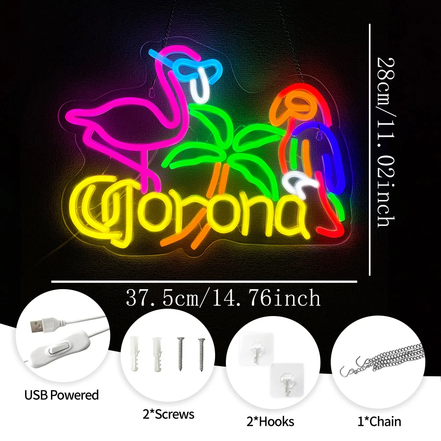 Bar Light Up Signs Extra Beer  - Wall Decor Lighting Tree incelemesi ve fiyatı