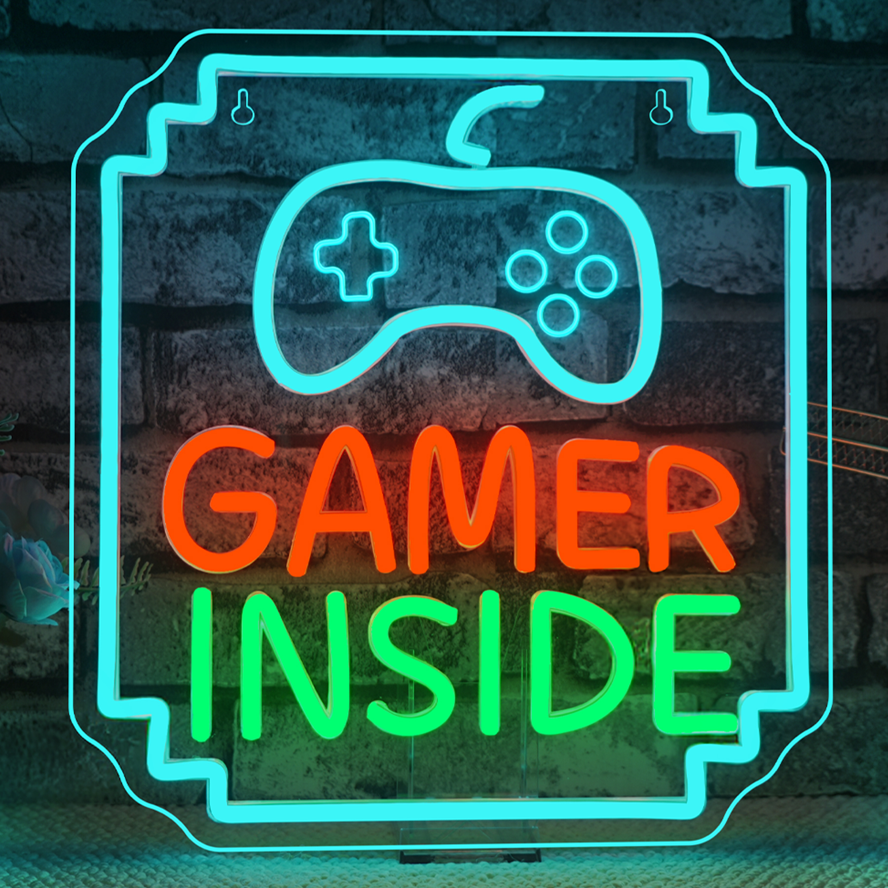 Gamer Inside Neon Sign Dimmabl - Bedroom Lighting Decor Ideas incelemesi ve fiyatı