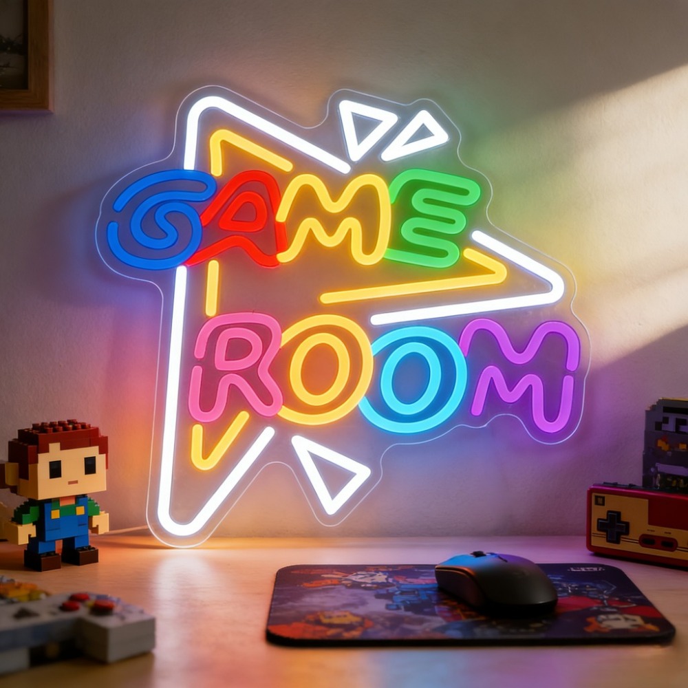 GAME ROOM LED Neon Sign Dimmab - Bedroom Lighting Decor Ideas incelemesi ve fiyatı