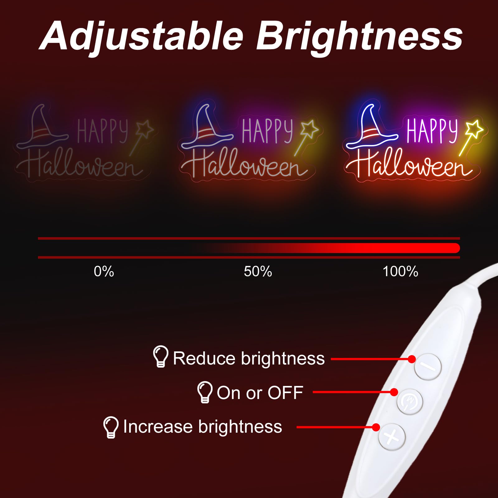 Happy Halloween Bat LED Neon S - Home Decor Lighting Tricks incelemesi ve fiyatı