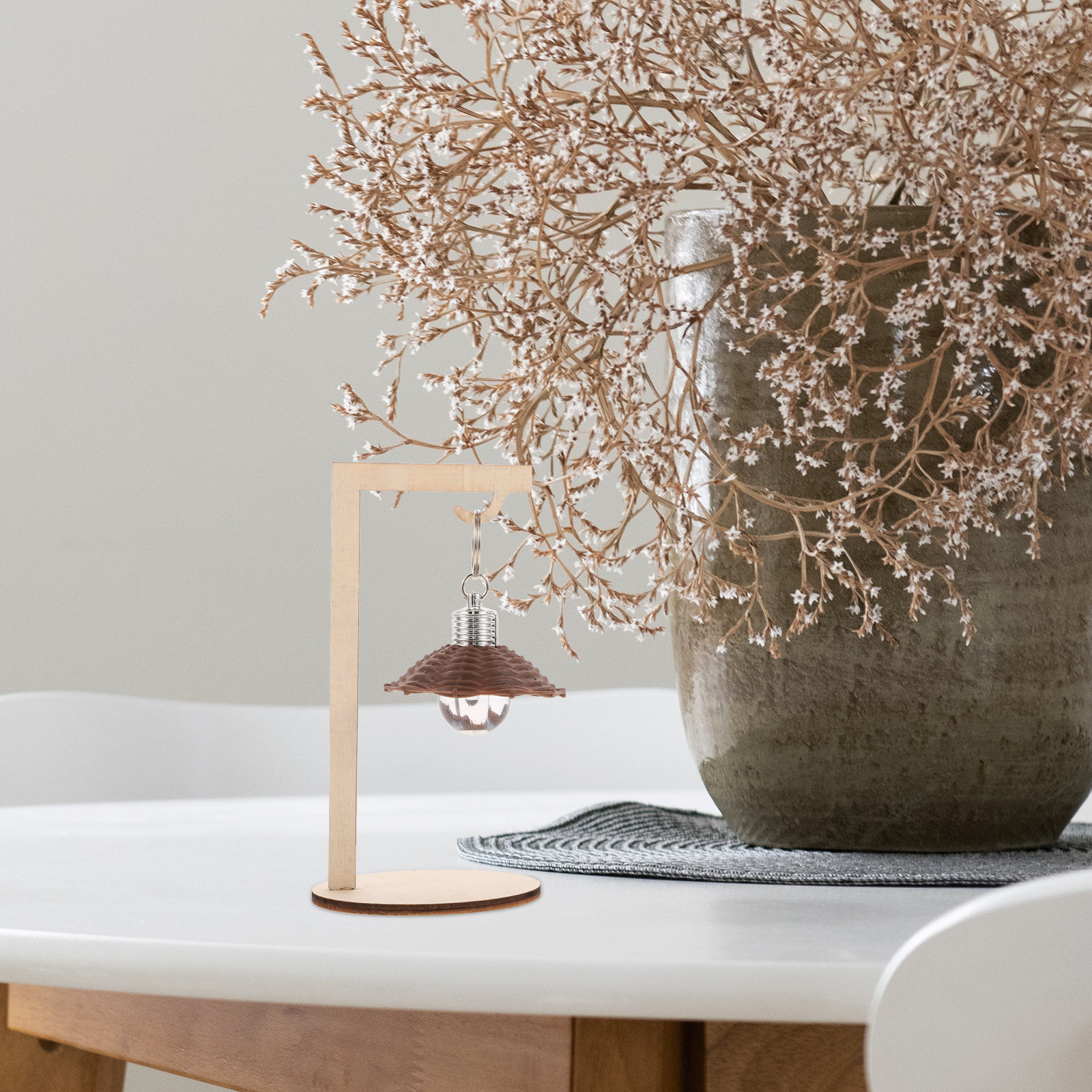 Creative Wooden Desk Lamp Kit  - Lighting Table Decor incelemesi ve fiyatı