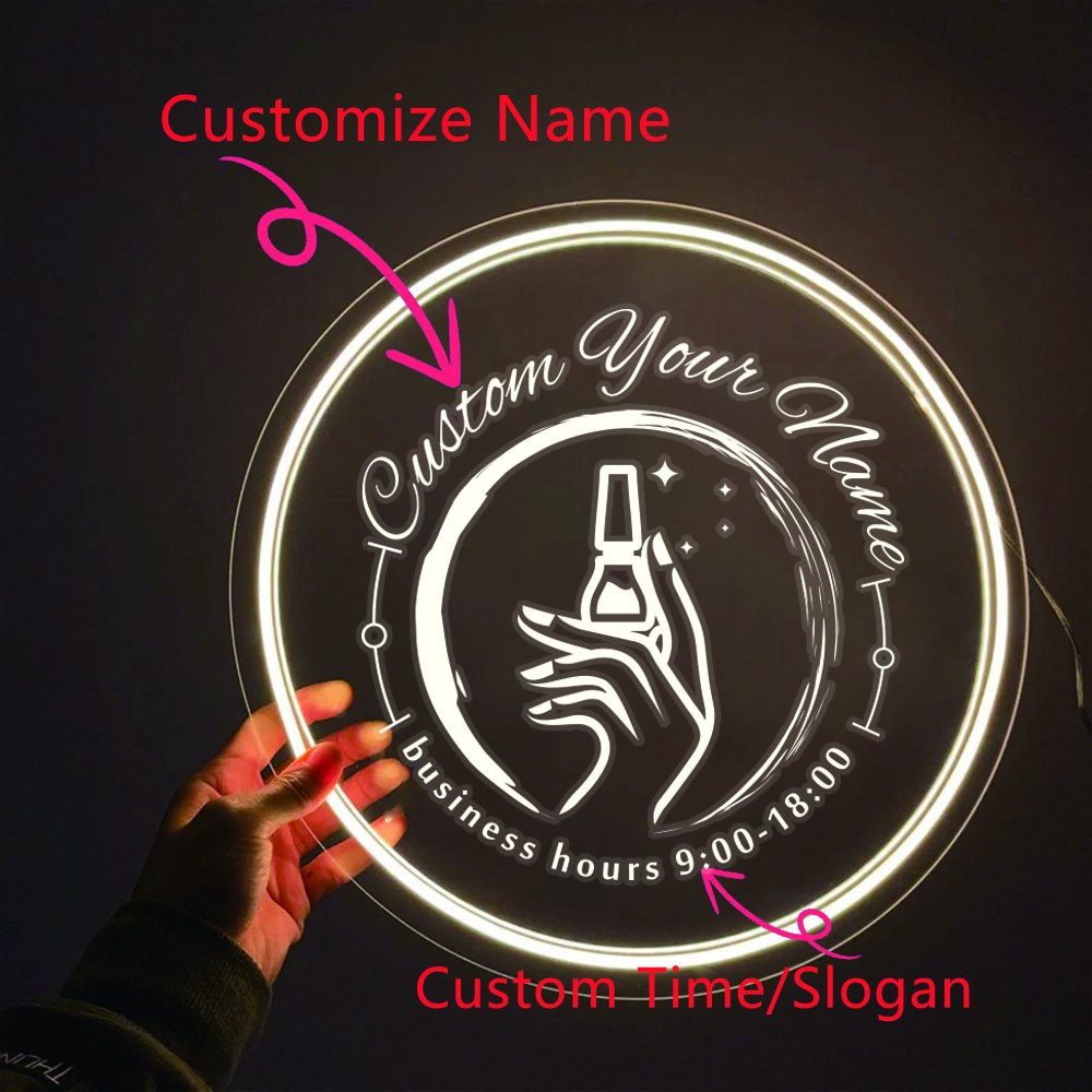 1PC Round Shape Nail Art Theme - Lighting Decoration Ideas incelemesi ve fiyatı