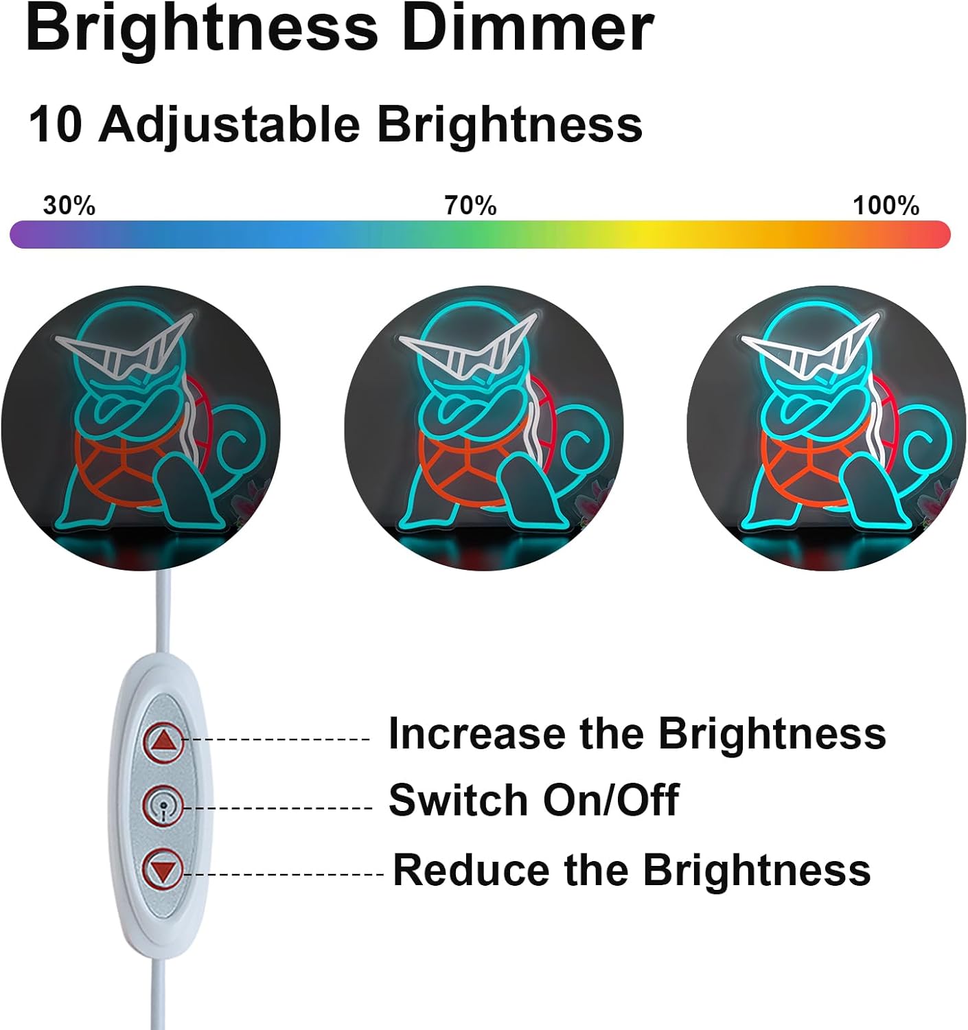 Pokemon Squirtle Neon Sign LED - Lighting Room Decor Items incelemesi ve fiyatı