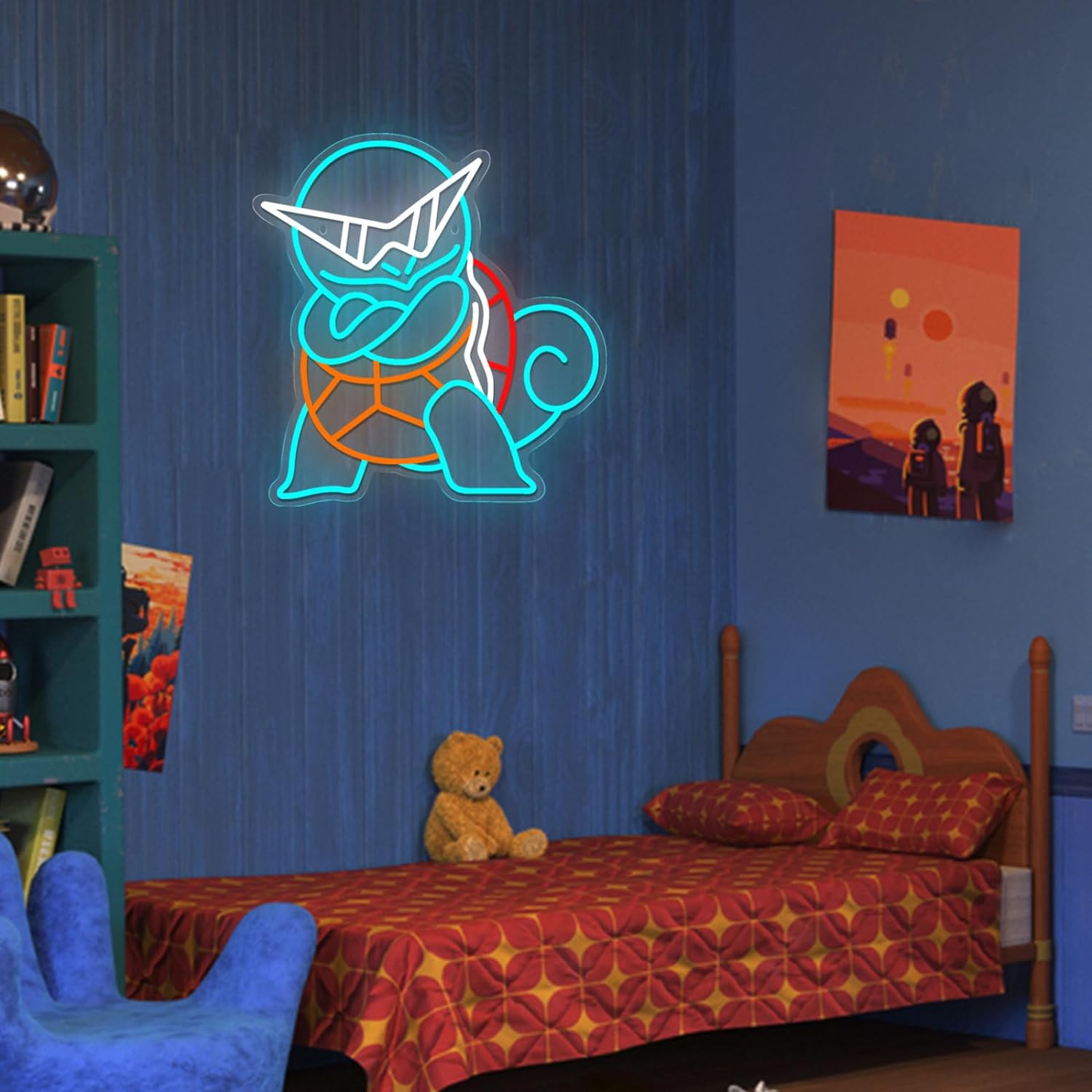 Pokemon Squirtle Neon Sign LED - Lighting Room Decor Items incelemesi ve fiyatı