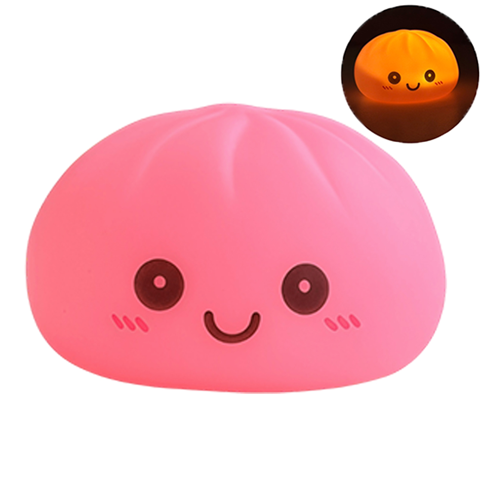 New dumpling squishy LED Night - Lighting Room Decor Items incelemesi ve fiyatı