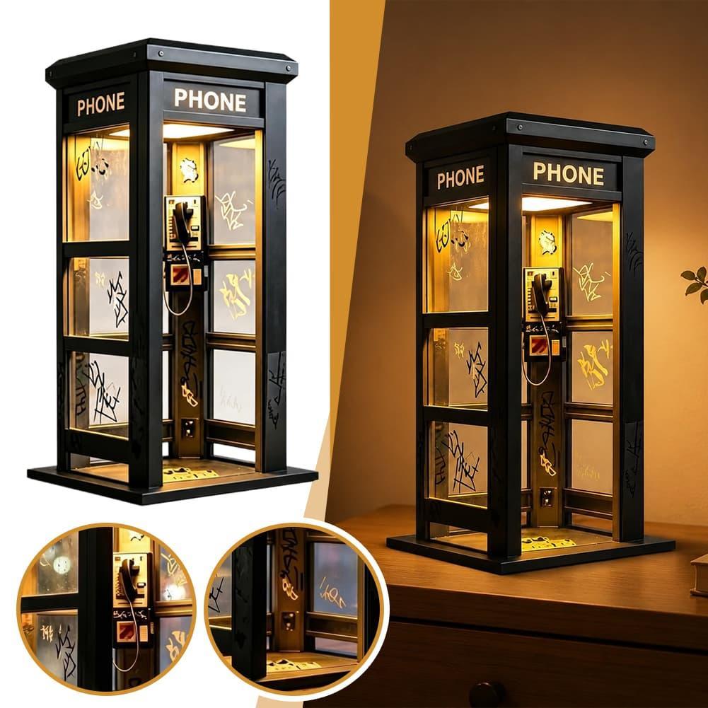 Vintage London Telephone Booth - Lighting Table Decor incelemesi ve fiyatı