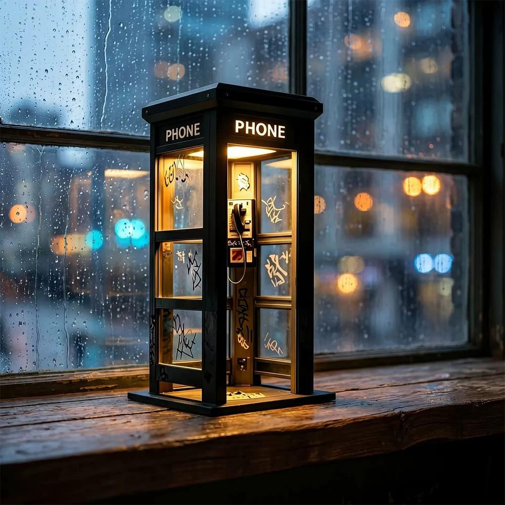 Vintage London Telephone Booth - Lighting Table Decor incelemesi ve fiyatı
