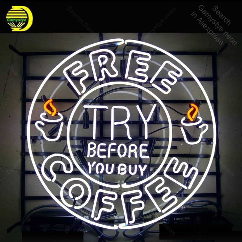 NEON SIGN For Free Coffee Shop - Decor Lighting India incelemesi ve fiyatı