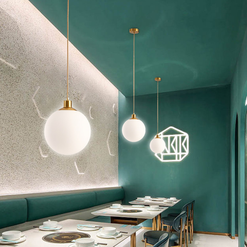 Glass ball chandelier restaura - Restaurant Lighting Decoration incelemesi ve fiyatı