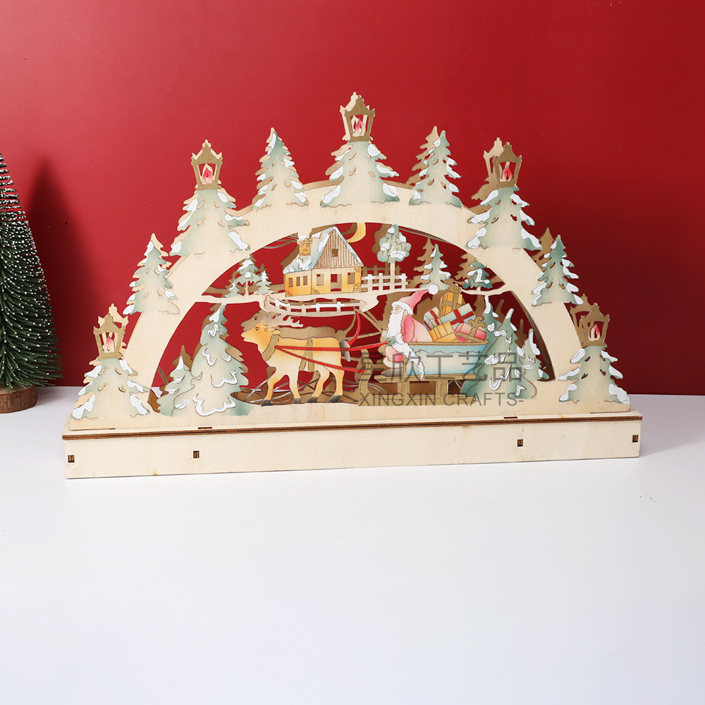 Cross-Border Wooden Crafts LED - Lighting Decor Woodbridge incelemesi ve fiyatı