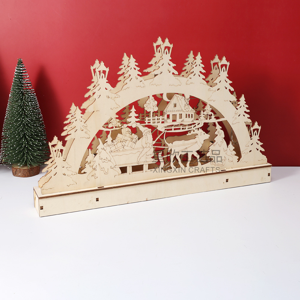 Cross-Border Wooden Crafts LED - Lighting Decor Woodbridge incelemesi ve fiyatı