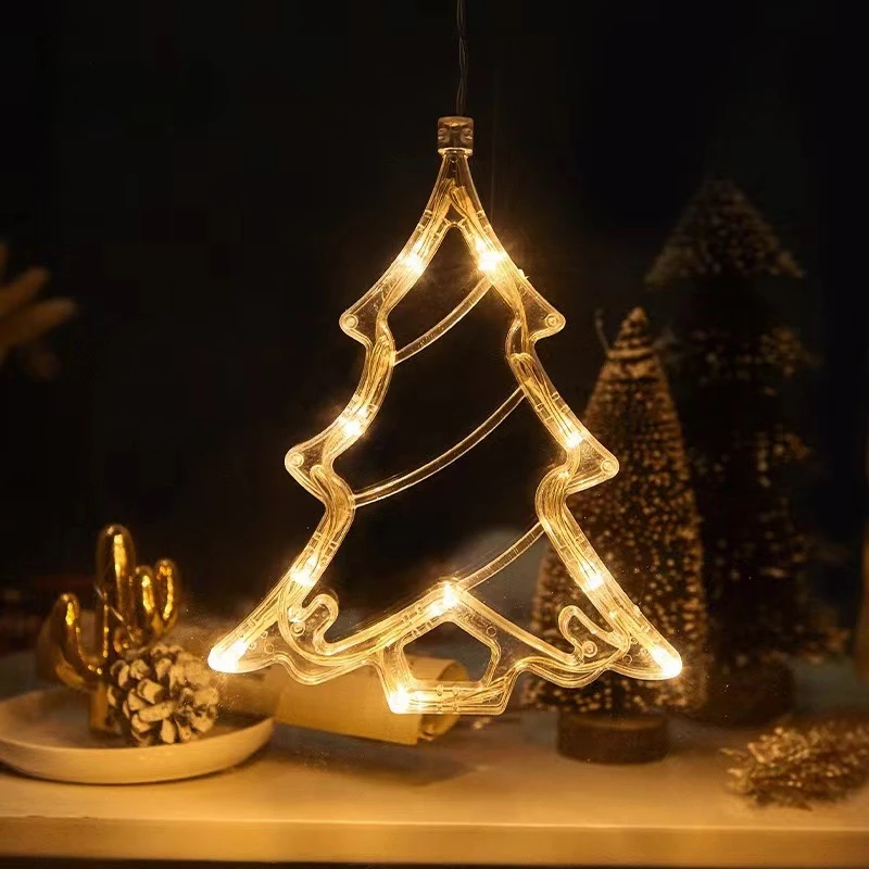 1-20PCS LED Christmas Suction  - Wall Decor Lighting Tree incelemesi ve fiyatı
