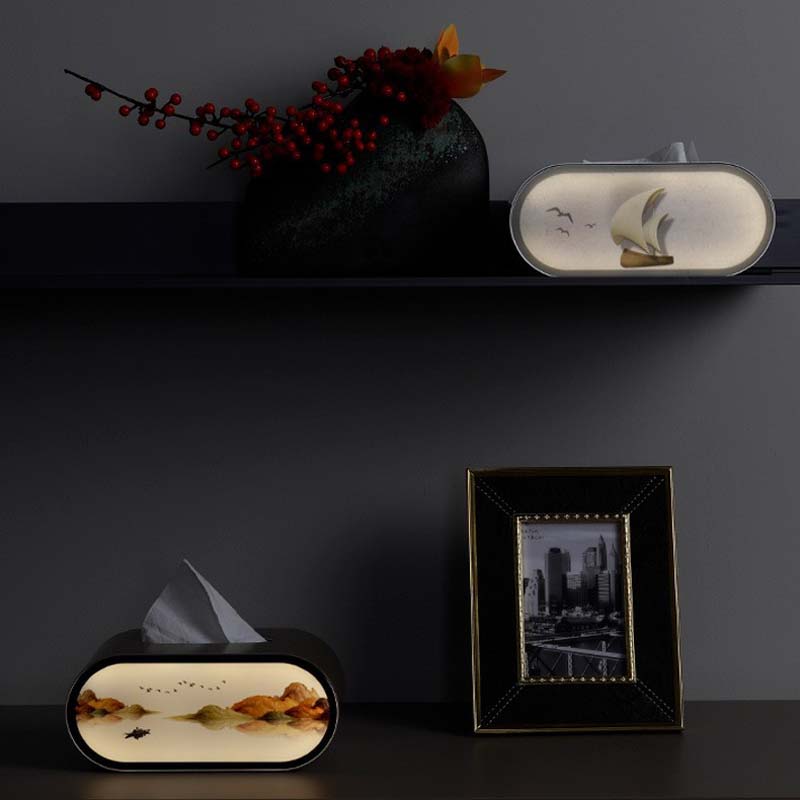 LED Night Light Tissue Box wit - Bedroom Lighting Decor Ideas incelemesi ve fiyatı