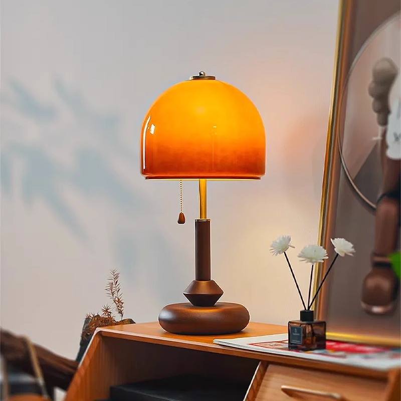 Vintage Luxury Walnut-colored  - Bedroom Lighting Decor Ideas incelemesi ve fiyatı