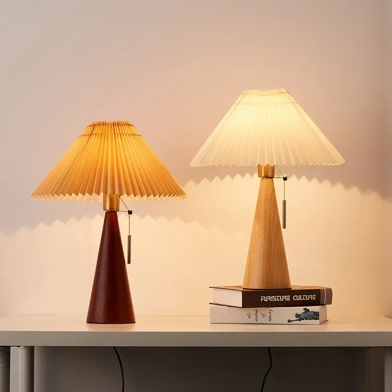 Retro Pleated Table Lamp Nordi - Lighting Table Decor incelemesi ve fiyatı