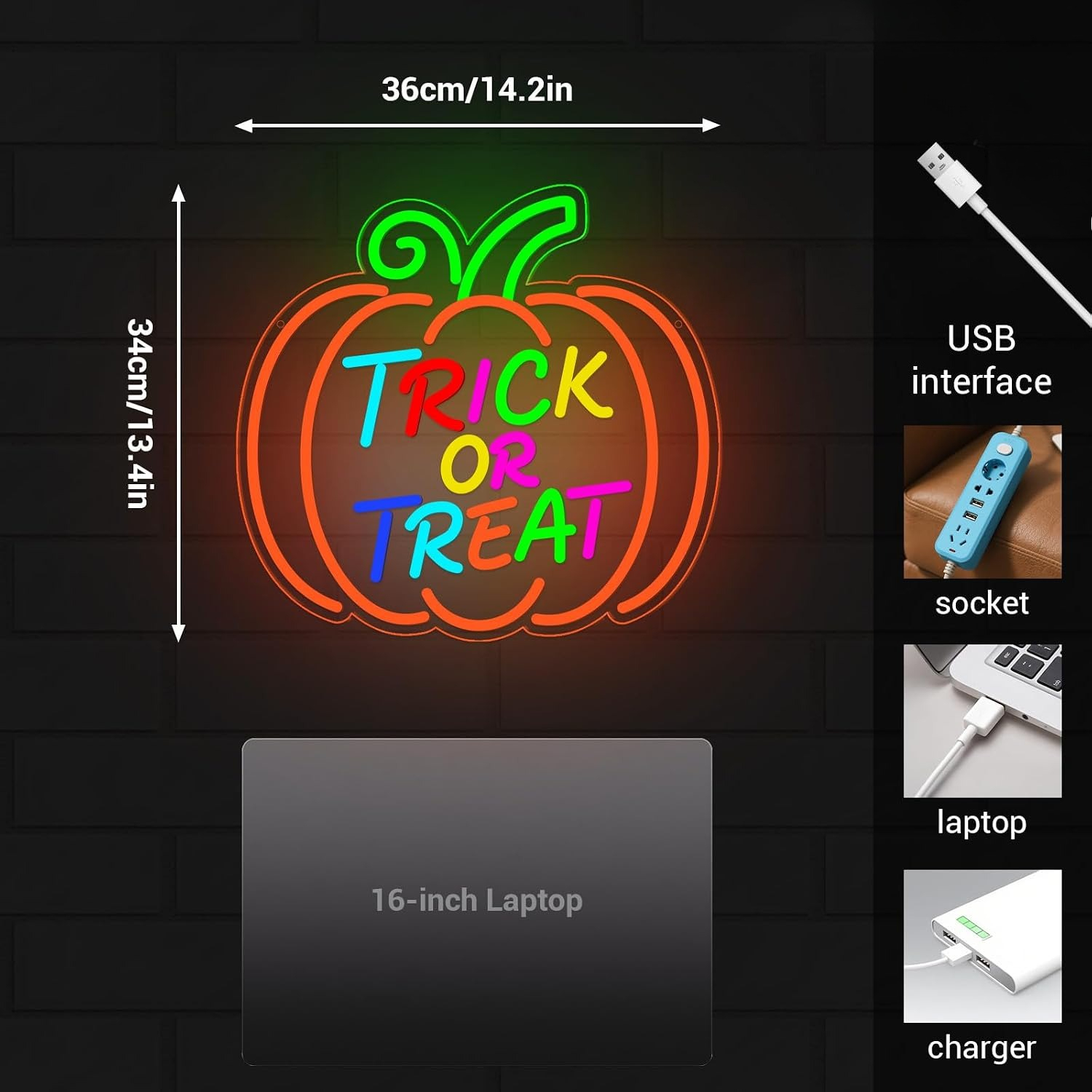 Trick Or Treat Pumpkin LED Neo - Home Decor Lighting Tricks incelemesi ve fiyatı
