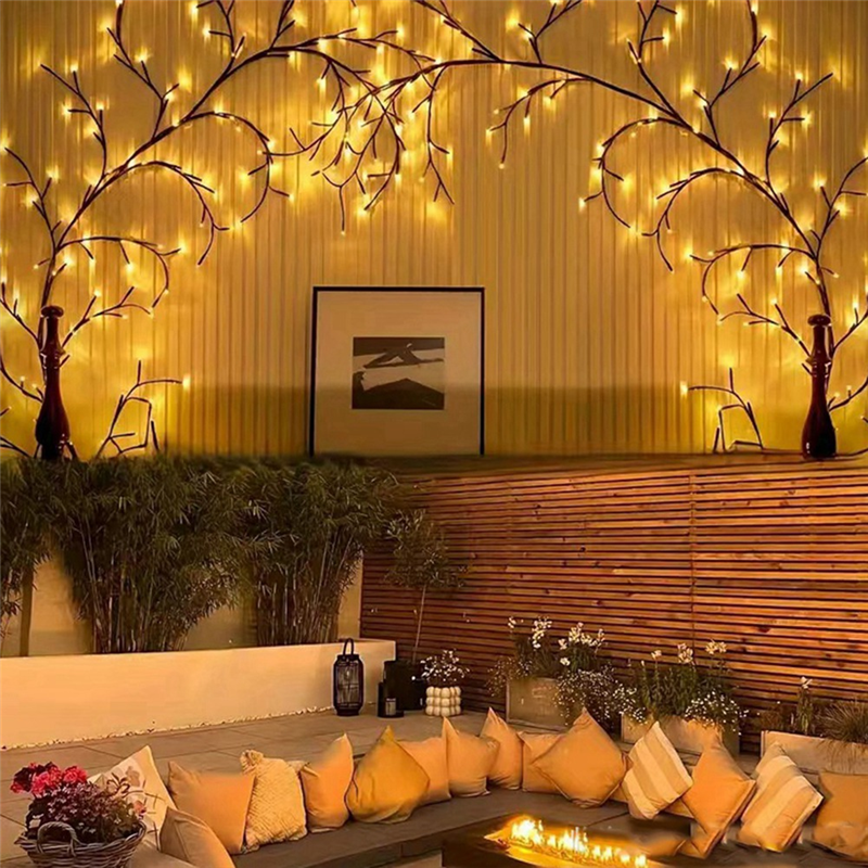 ABMO 72LEDS Bendable Willow Ra - Wall Decor Lighting Tree incelemesi ve fiyatı