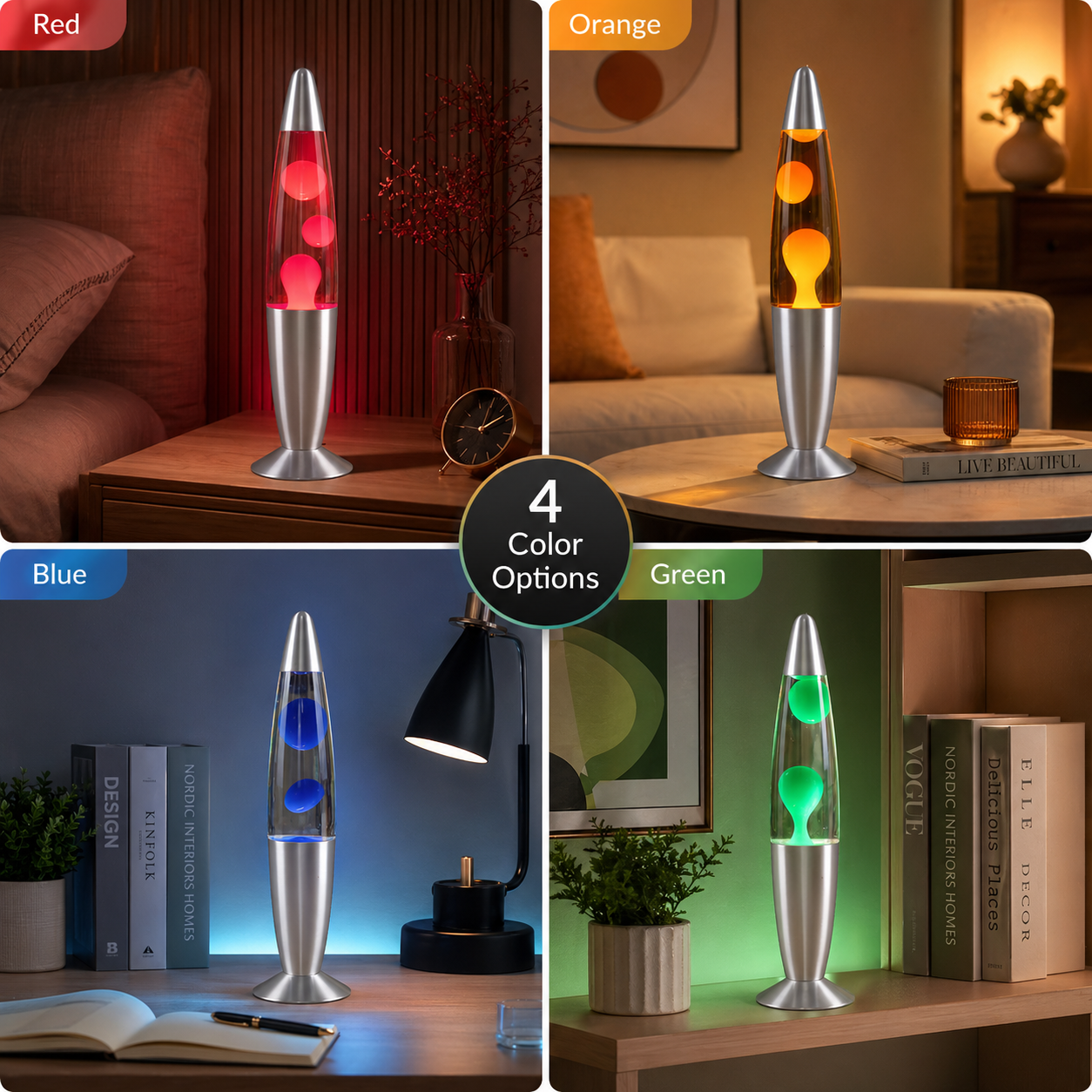 Lava Lamp 25W LED Volcano Nigh - Lava Lamp Desktop incelemesi ve fiyatı