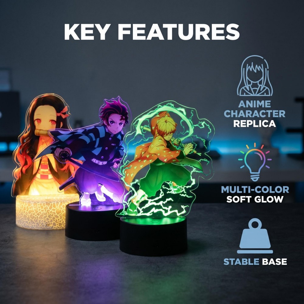 Anime Figure Tanjiro Merch 3D  - Lighting Room Decor Items incelemesi ve fiyatı