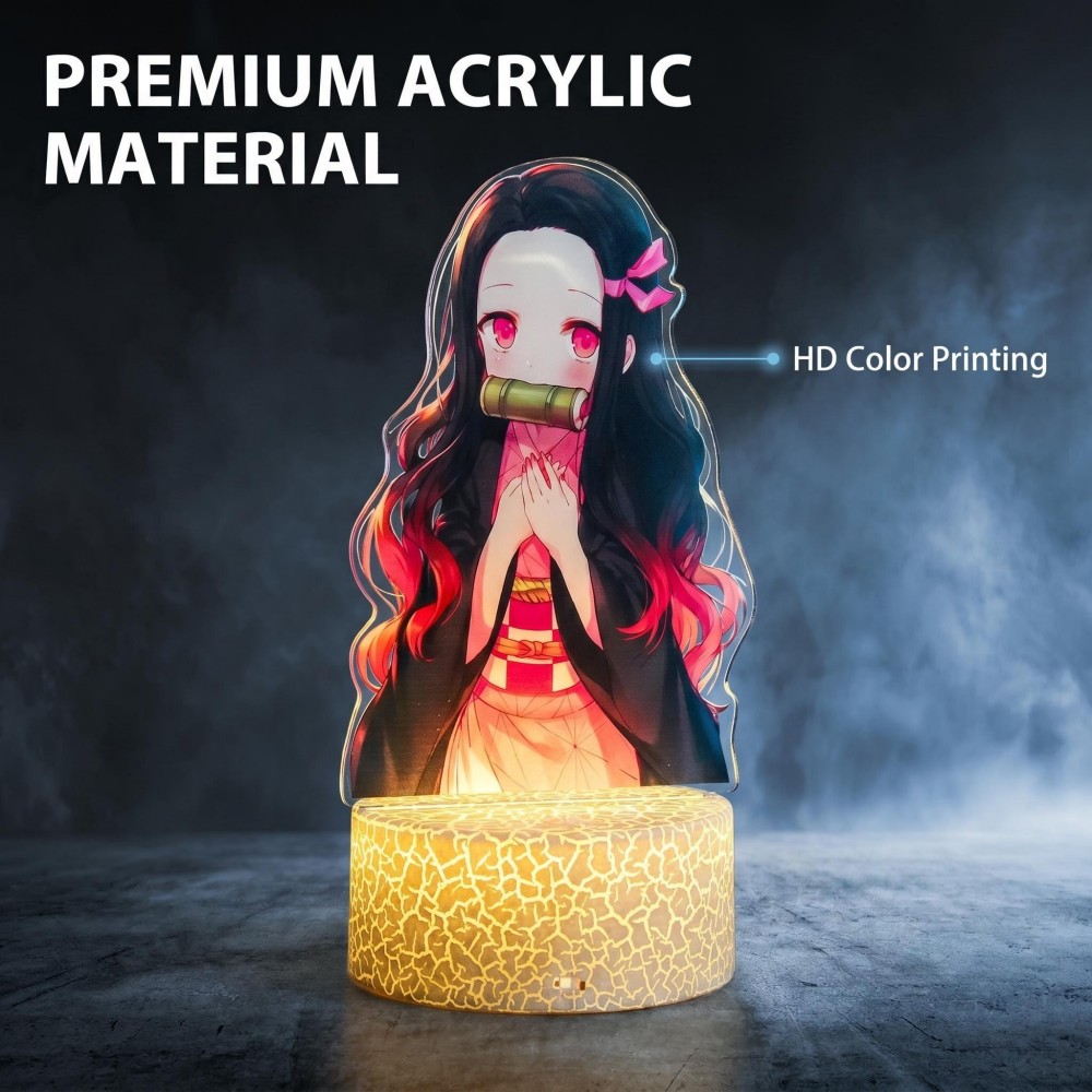 Anime Figure Tanjiro Merch 3D  - Lighting Room Decor Items incelemesi ve fiyatı