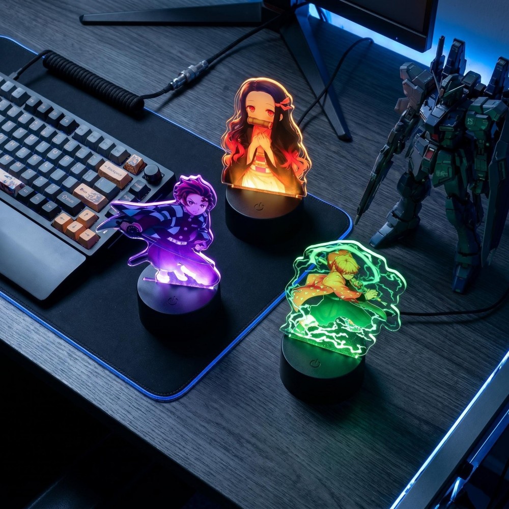 Anime Figure Tanjiro Merch 3D  - Lighting Room Decor Items incelemesi ve fiyatı